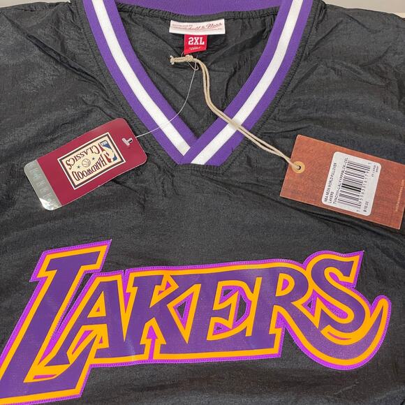 Mitchell & Ness Neon World Los Angeles Lakers Pullover Jacket - Picture 2 of 4